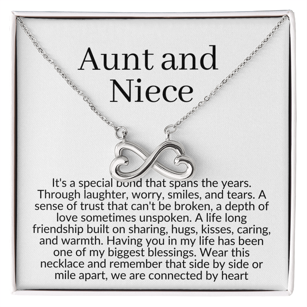 Aunt and Niece Necklace | Niece Or Aunt Gift