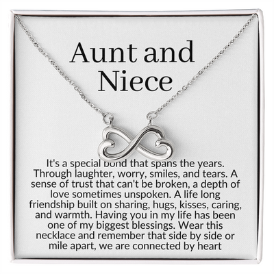 Aunt and Niece Necklace | Niece Or Aunt Gift