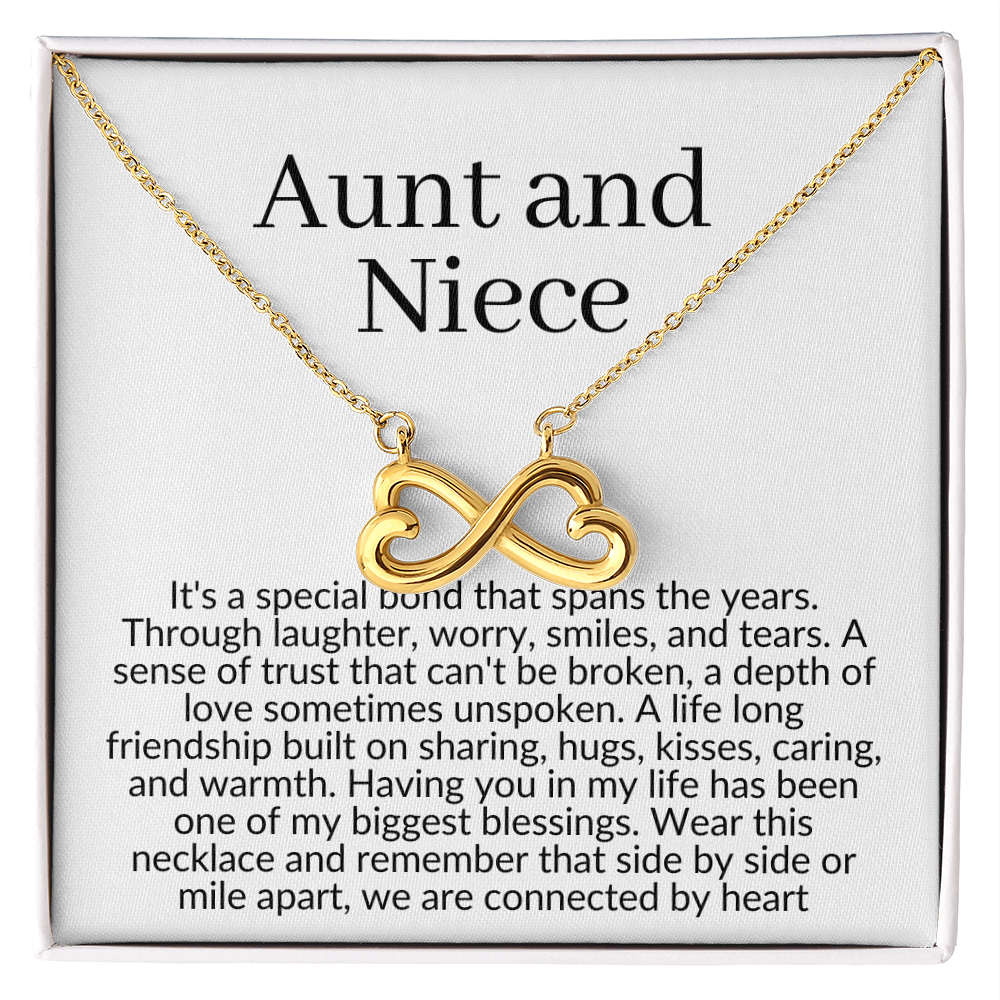 Aunt and Niece Necklace | Niece Or Aunt Gift