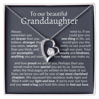 To our granddaughter necklace | gift from grandparents