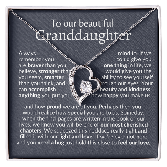 To our granddaughter necklace | gift from grandparents