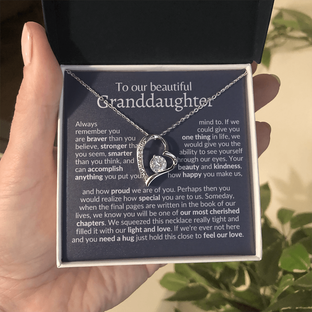 To our granddaughter necklace | gift from grandparents