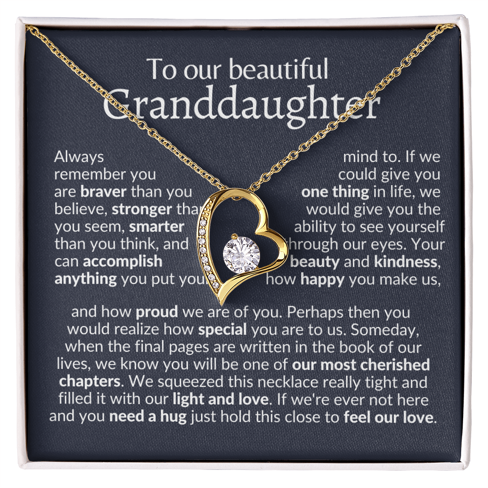 To our granddaughter necklace | gift from grandparents