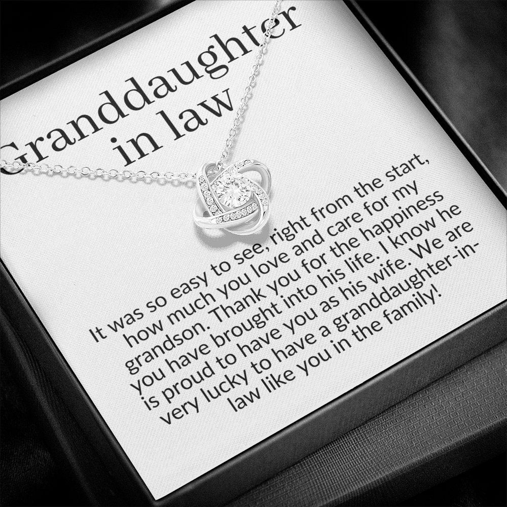 Granddaughter in law necklace, wedding gift for granddaughter in law, granddaughter-in-law gift from grandma in law, granddaughter jewelry