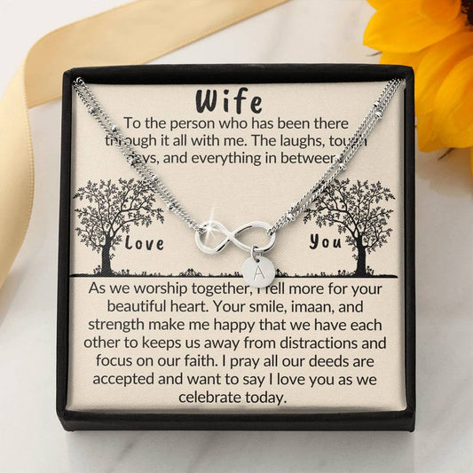 Gift for muslim wife with beautiful heart and imaan | bracalet gift for wife in Islam - MuslimwithMe