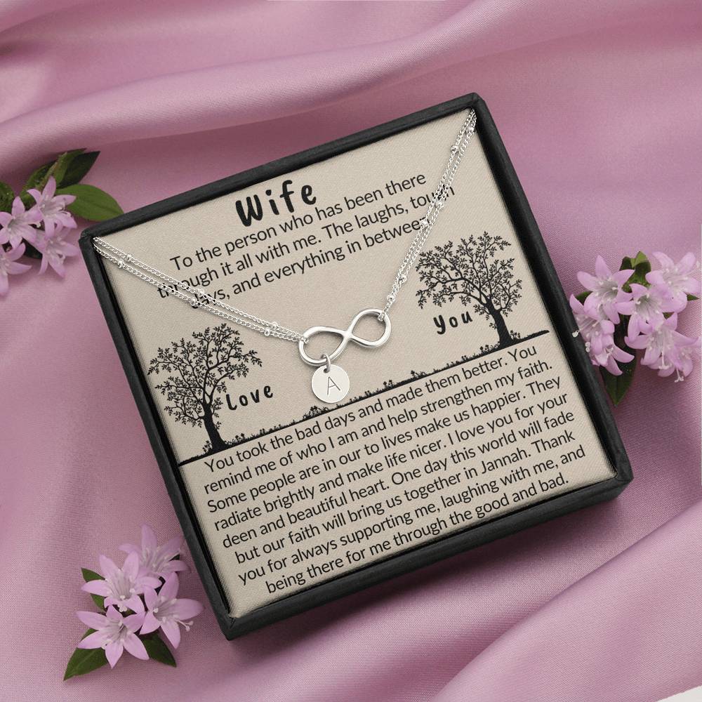 Gift for Muslim Wife | Bracelet with islamic quote about love and life