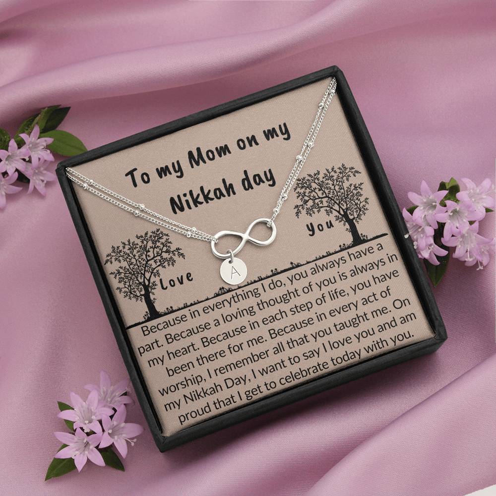 Gift for mom on Nikkah day | Bracelet with muslim quotes on love