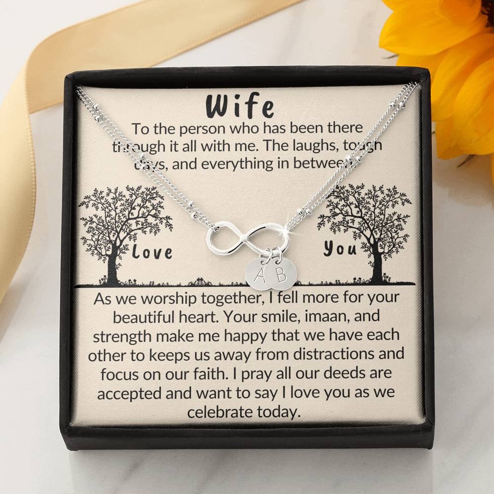 Gift for muslim wife with beautiful heart and imaan | bracalet gift for wife in Islam