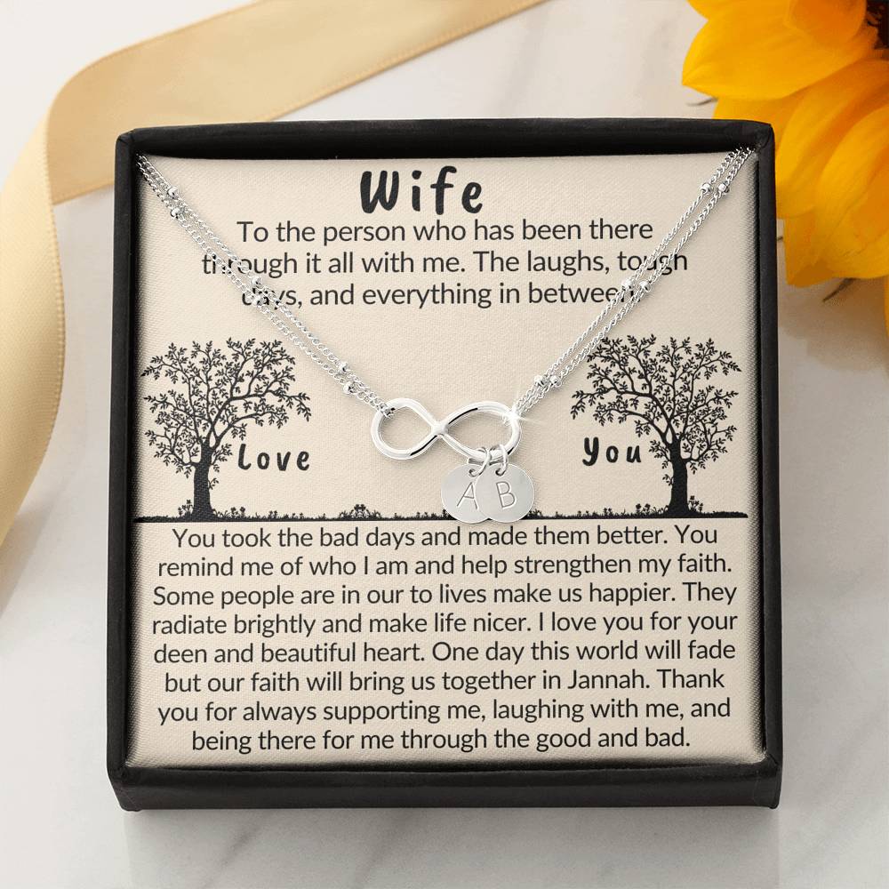 Gift for Muslim Wife | Bracelet with islamic quote about love and life