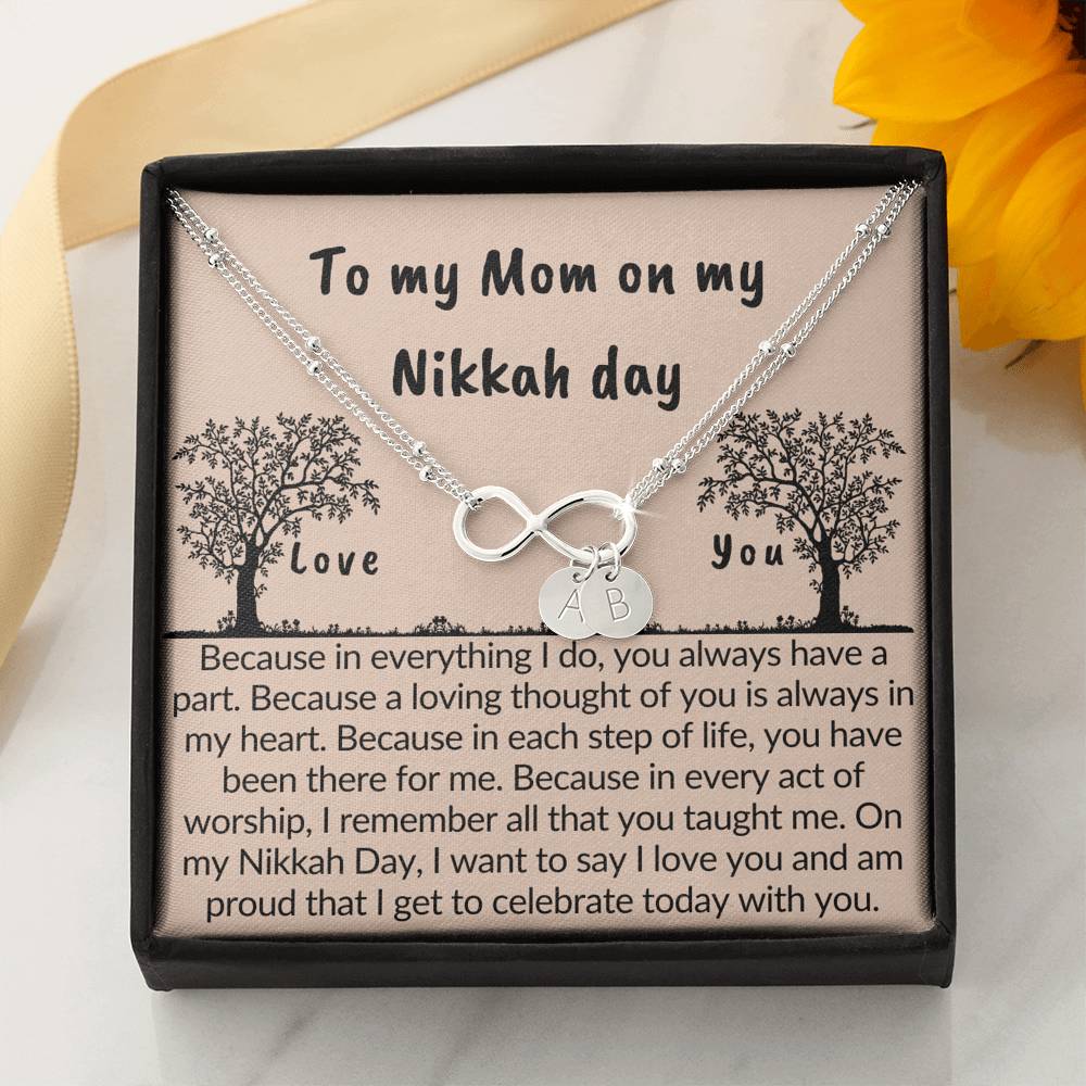 Gift for mom on Nikkah day | Bracelet with muslim quotes on love