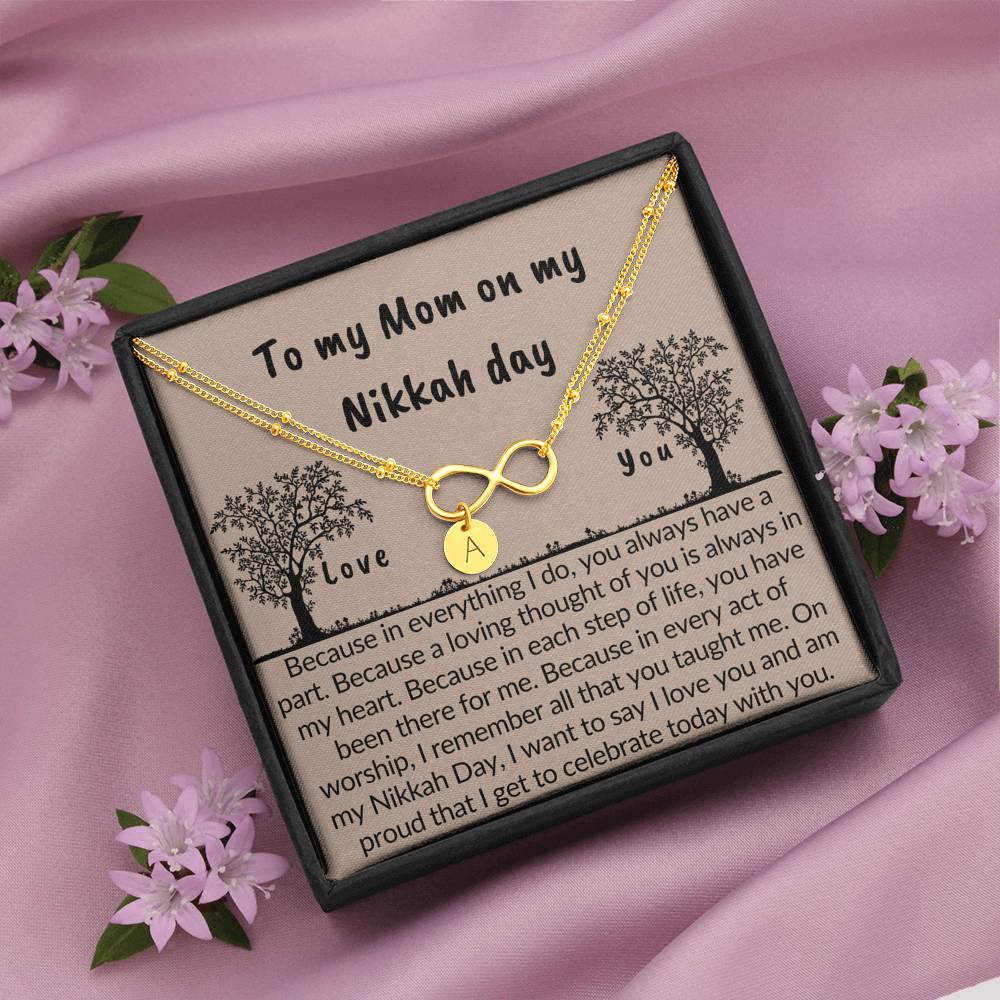 Gift for mom on Nikkah day | Bracelet with muslim quotes on love