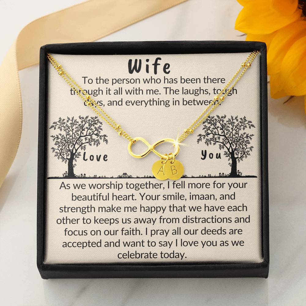 Gift for muslim wife with beautiful heart and imaan | bracalet gift for wife in Islam