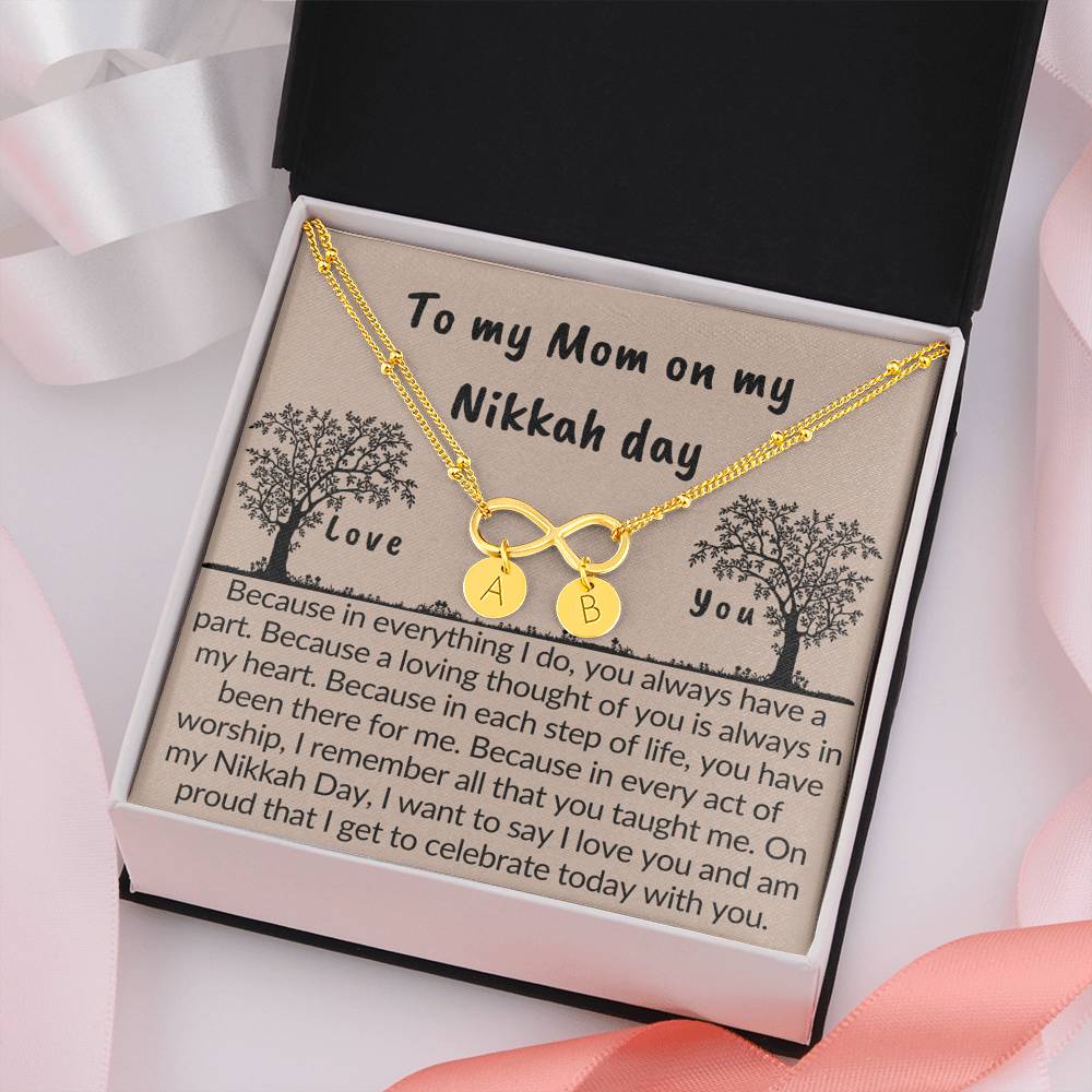 Gift for mom on Nikkah day | Bracelet with muslim quotes on love