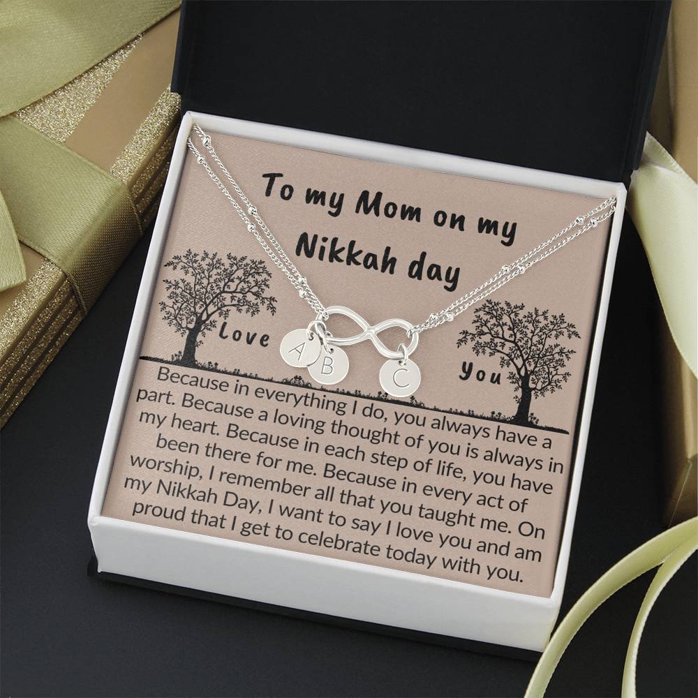 Gift for mom on Nikkah day | Bracelet with muslim quotes on love