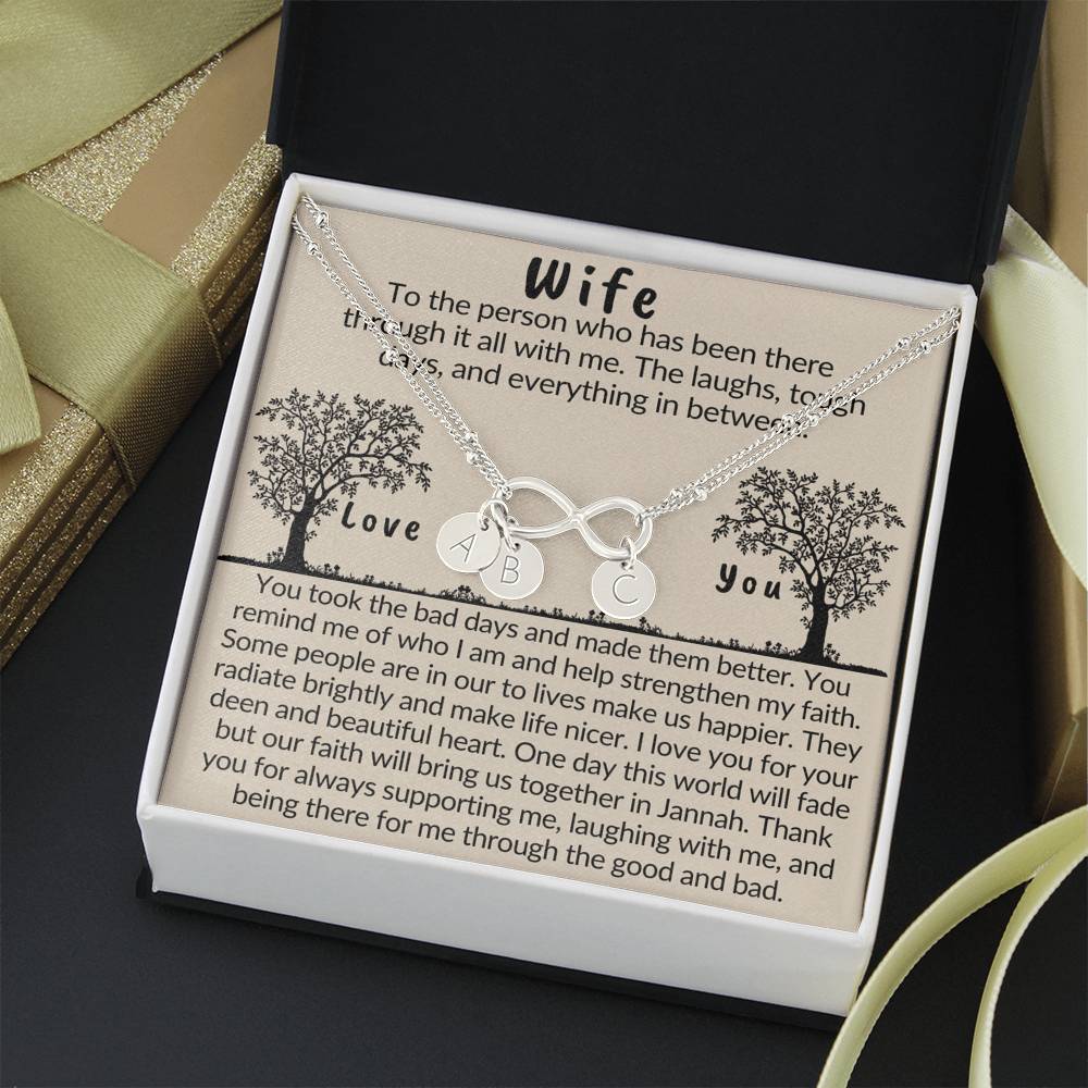 Gift for Muslim Wife | Bracelet with islamic quote about love and life