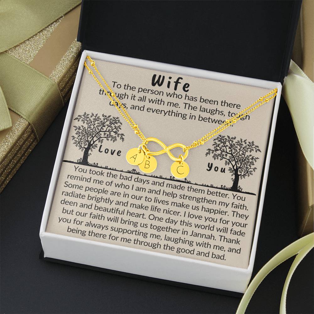 Gift for Muslim Wife | Bracelet with islamic quote about love and life