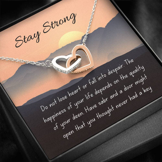 Open Door | Necklace gift with Motivational letter card - MuslimwithMe