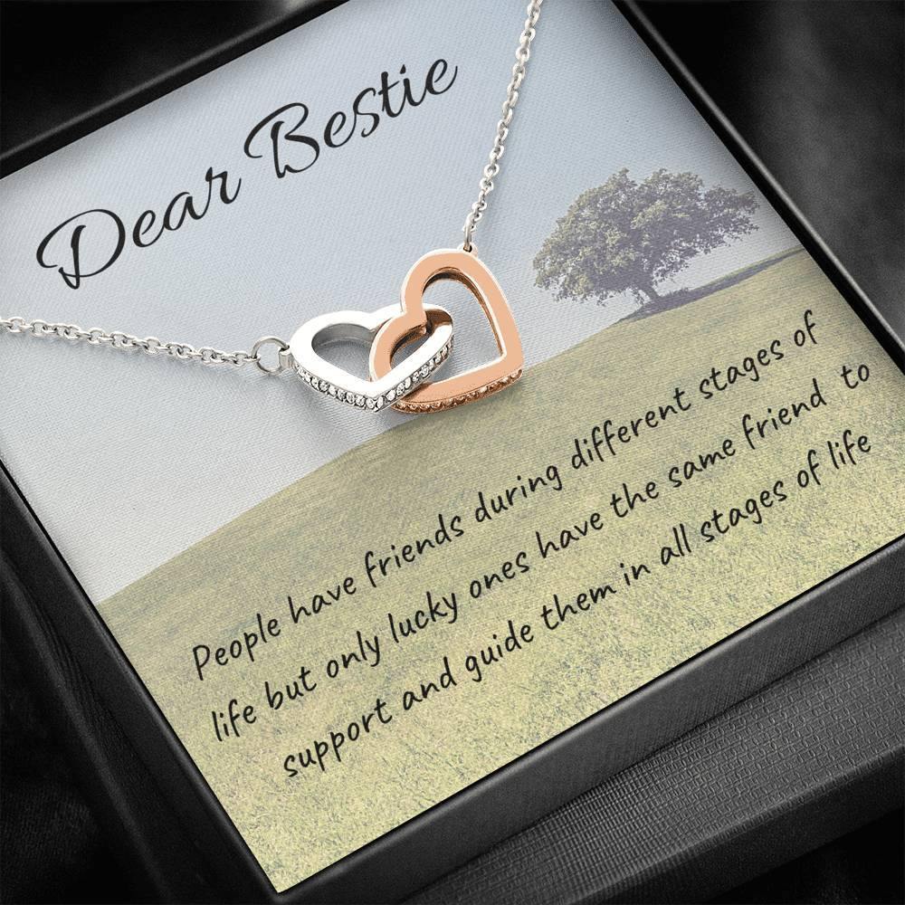 Forever Guide | Interlocking Qulub Necklace for Friend with Letter Card
