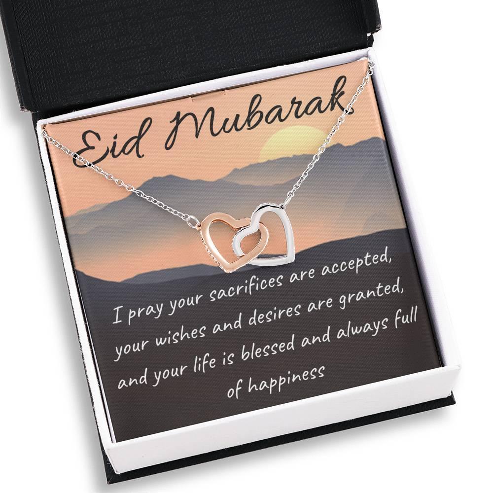 Blessed and Happy | Necklace gift for Eid with Message Card