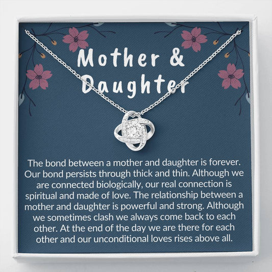 Mothers day gift from daughter, mother daughter necklace, Gift for mom, mother wedding gift, mom necklace, gift for mom, - MuslimwithMe
