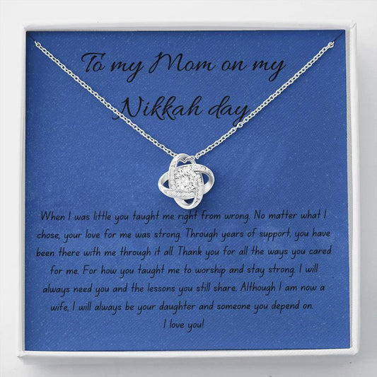 Always your Daughter | Quwa Necklace for Mom on Nikkah day with letter - MuslimwithMe
