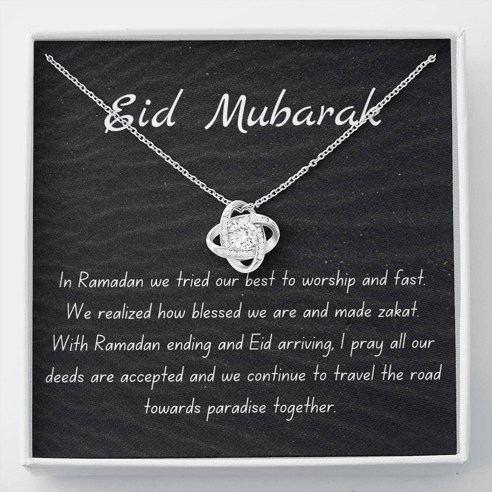 Guided Together | Quwa Knot Necklace Gift for Eid with Message Card