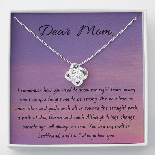 My Guide | Quwa Knot necklace for Mom - MuslimwithMe