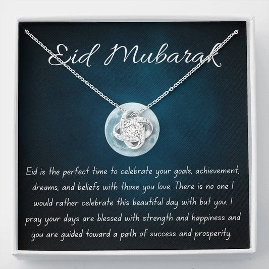 Strength and Guidance | Eid Necklace Gift with Letter Card - MuslimwithMe