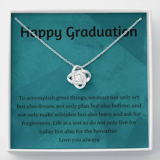 Great Things | Graduating Quwa necklace Gift with Letter Card - MuslimwithMe