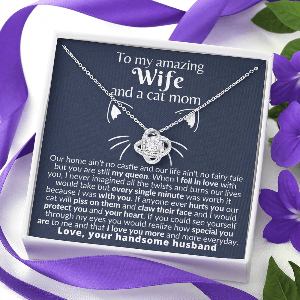 to my wife and a cat mom etsy