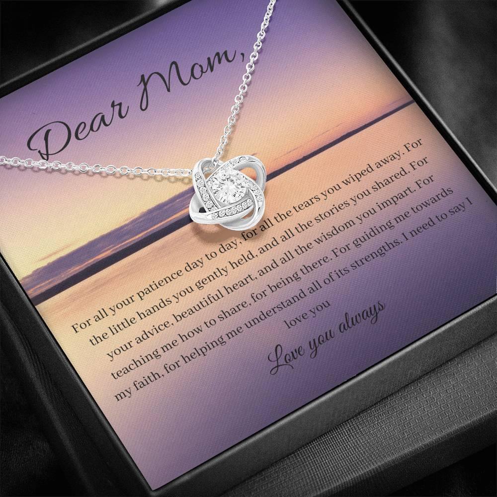 My Strength | Necklace gift with a Letter for Mom