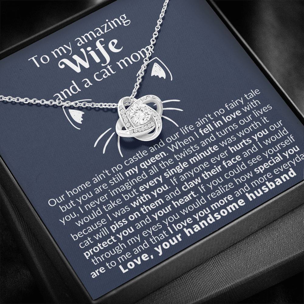 to my wife and a cat mom etsy