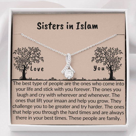 Sisters in Islam | sister in islam quotes gift, gift for muslim friend - MuslimwithMe