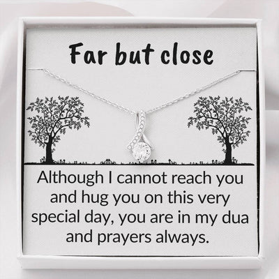 Far but in my prayers | necklace gift for muslim women