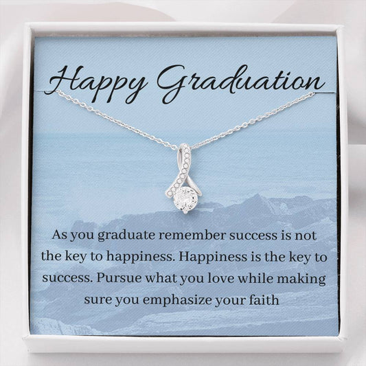 What you love | Graduating necklace gift with letter card - MuslimwithMe