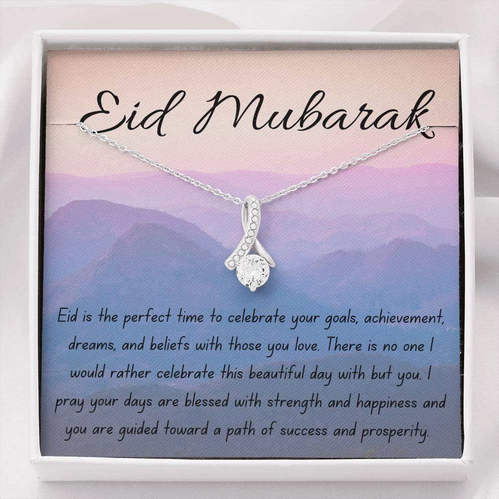 Celebrating Together | Noor necklace for Eid with message