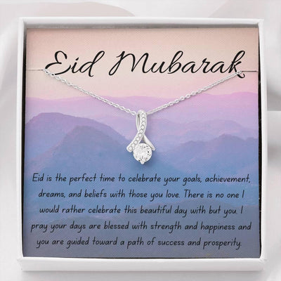Celebrating Together | Noor necklace for Eid with message