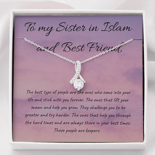 Keepers | Noor Necklace for Friend with Message Card - MuslimwithMe