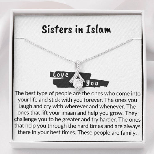 Sisters in Islam | sister in islam quotes gift, gift for muslim friend - MuslimwithMe