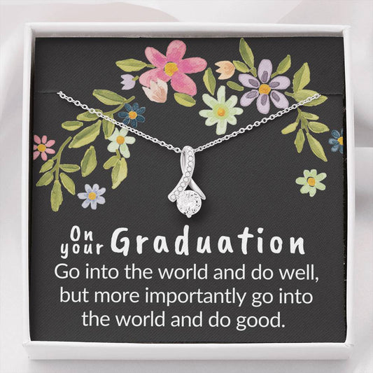 Graduation necklace gift, congratulations gift, friend grad gift, graduation, graduation quotes, graduation gift, - MuslimwithMe
