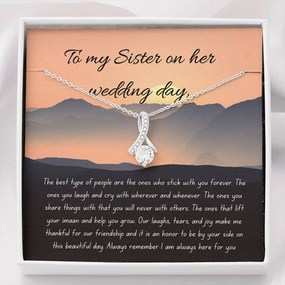 Forever Friend | Noor Necklace as a wedding gift with letter card