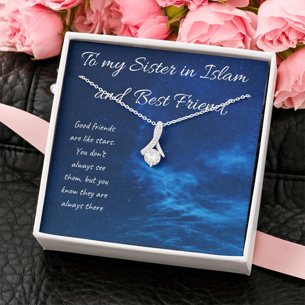 Stars | Noor Necklace for Friend with Message card