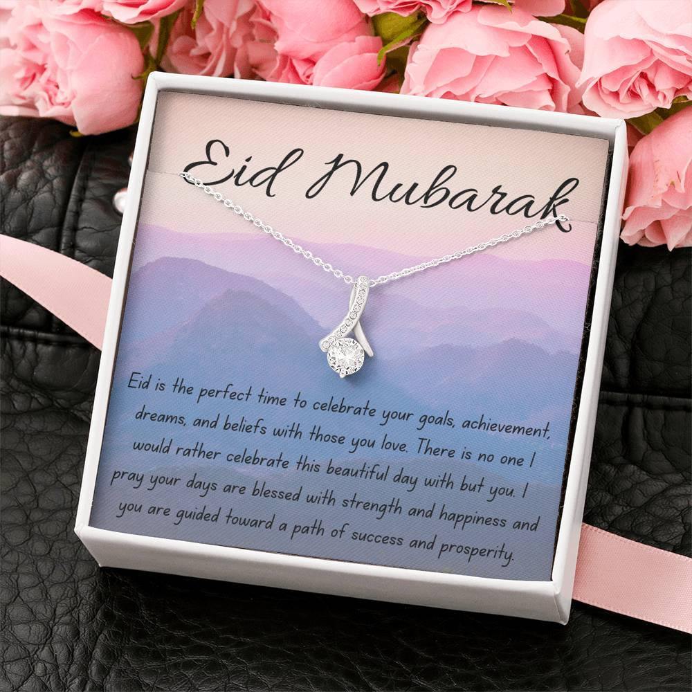 Celebrating Together | Noor necklace for Eid with message