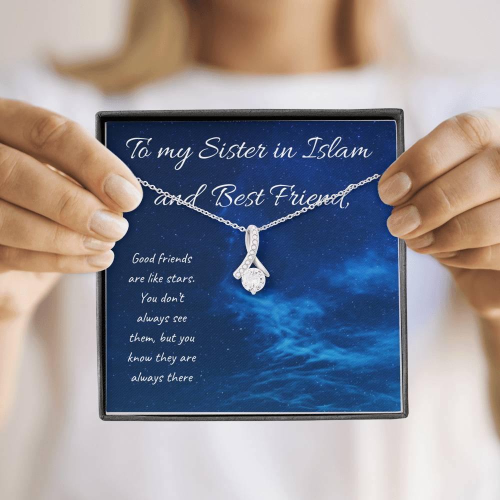 Always There | Noor Necklace for Friend with letter