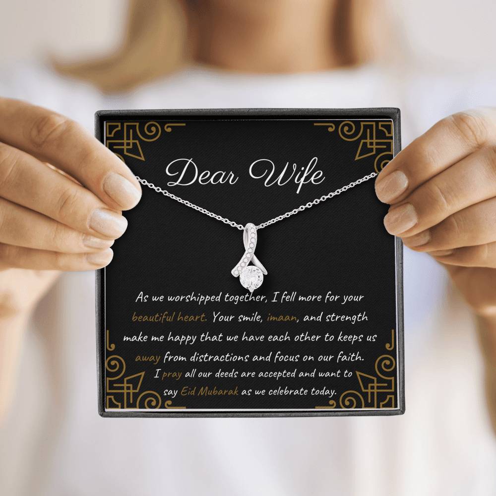 Your Beautiful Heart | Noor necklace gift for Wife on Eid