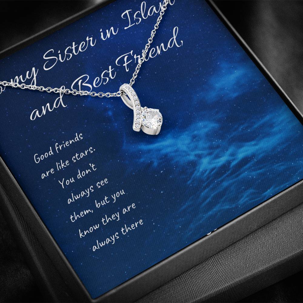 Stars | Noor Necklace for Friend with Message card