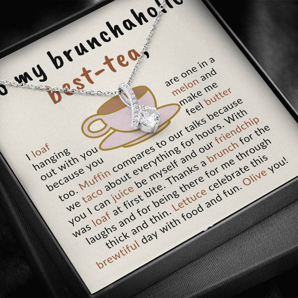 brunchaholic best- tea etsy gift