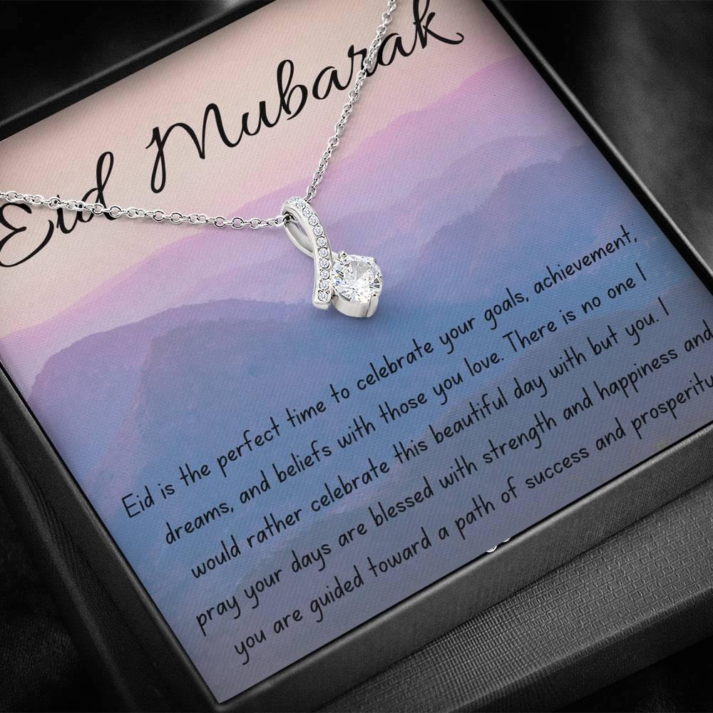 Celebrating Together | Noor necklace for Eid with message