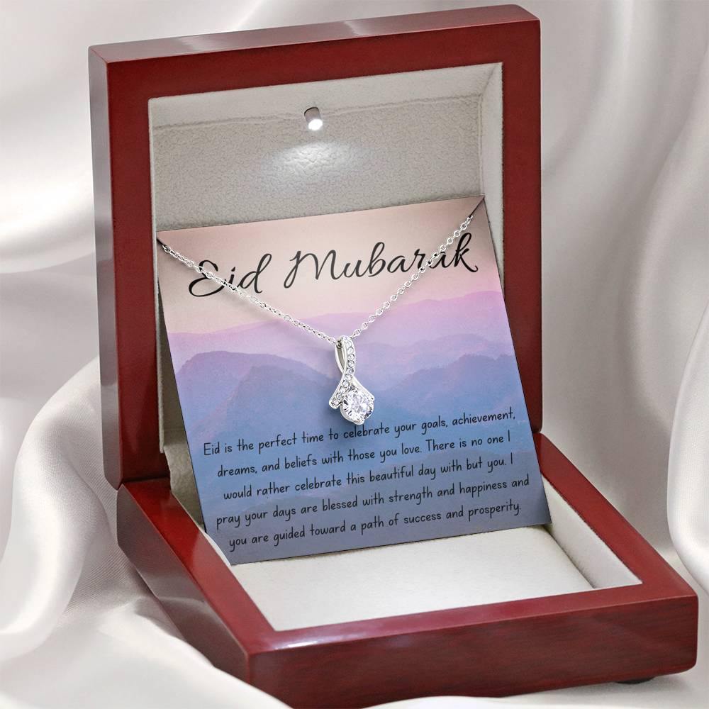 Celebrating Together | Noor necklace for Eid with message