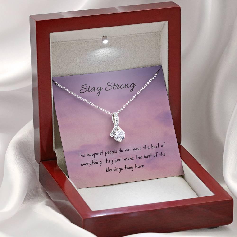 Blessing | Noor necklace for loved one with message